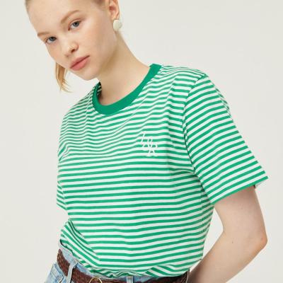 로시로우 L&R Stripe Half Sleeve T-Shirt [green]