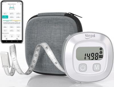 체지방체중계 컨피마켓 Slimpal 케이스 포함 바디 줄자, 체지방 모니터링 도구, 측정 테이프, BMI 피트니스 체형 및 체중 감량을 정확하게 측정하기 위한 디지털 스마트 접이식 테이프