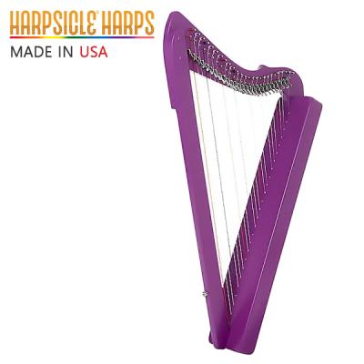 하프 [심로악기] 하프시클 Fullsicle Harp 26현 풀시클 하프 26개 풀레버 에코백 무료증정, Purple